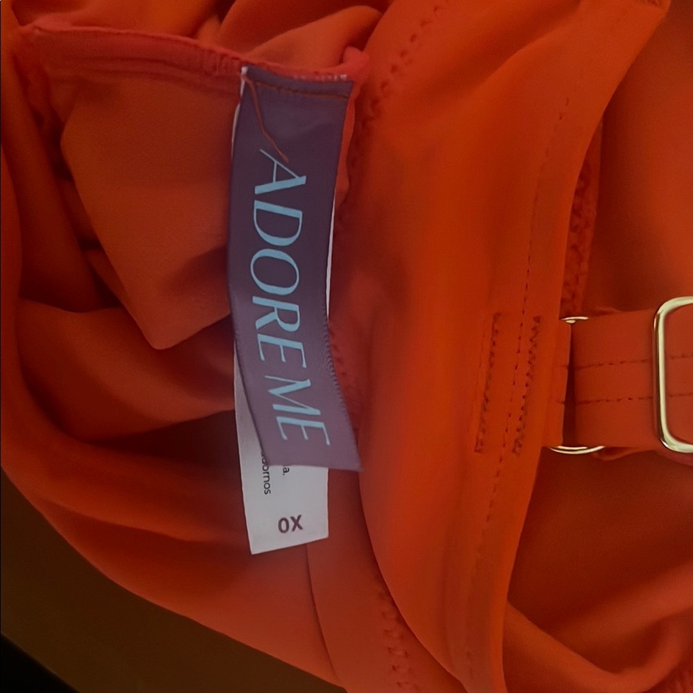 Adore Me Coralin Orange Swimsuit - Picture 4 of 16